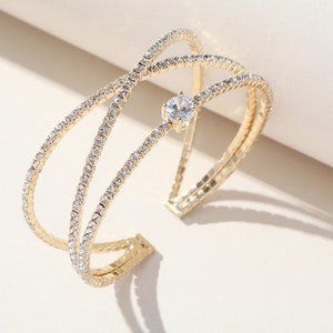 Diamond Bracelet Simple Double Layer Diamond Bracelet